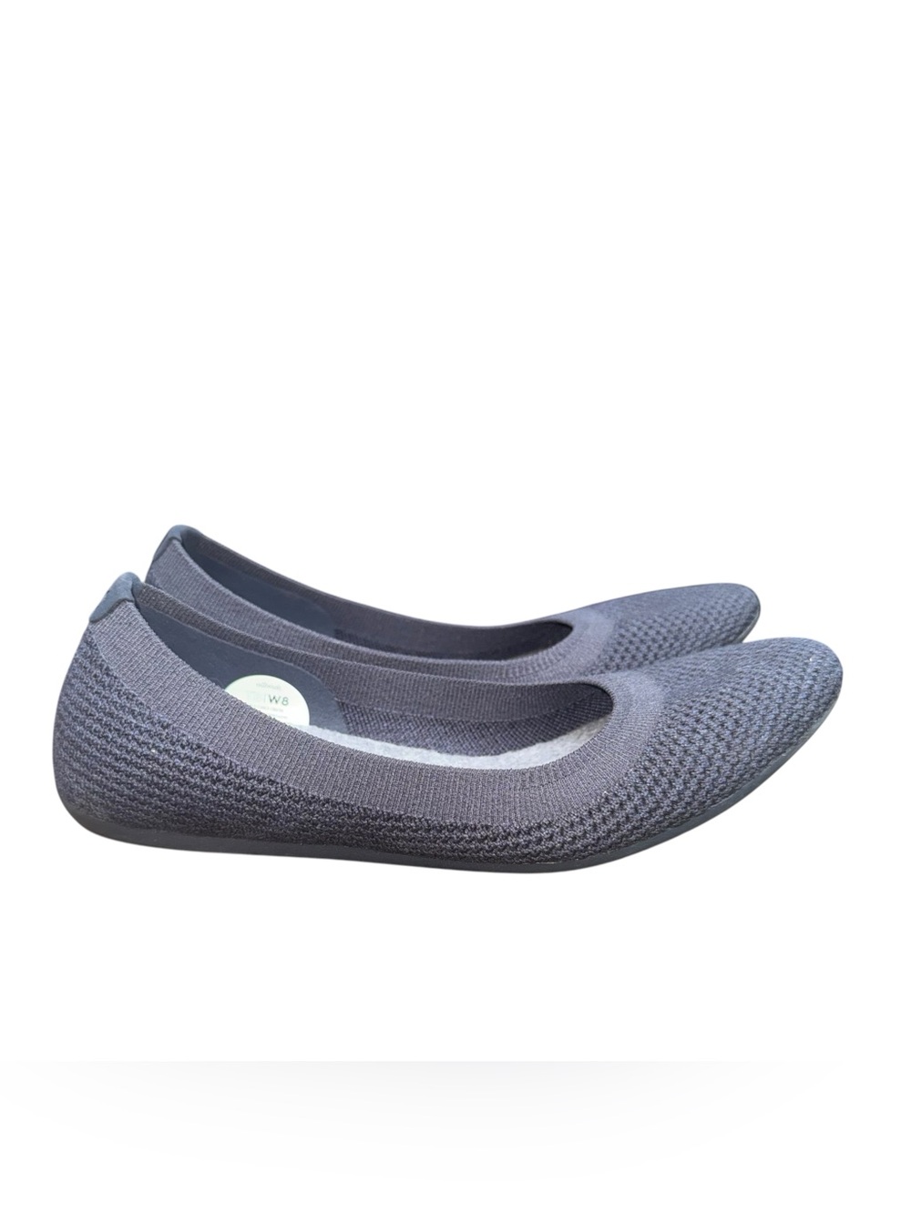 ALLBIRDS Tree Breezers Navy Blue Ballet Flats Slip-On Comfort Work Size 8 - Picture 3 of 12
